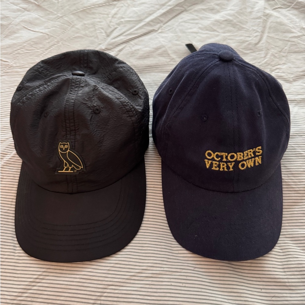 OVO Black and Navy Caps for Bundle